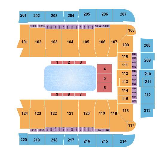 CFG Bank Arena Disney On Ice Seating Chart
